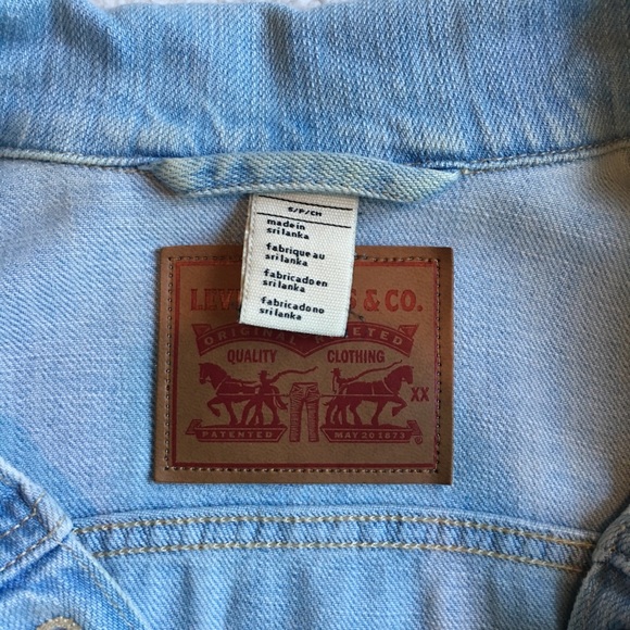 Levi’s Light Blue Denim Jacket Levi Size S Small - Picture 4 of 8